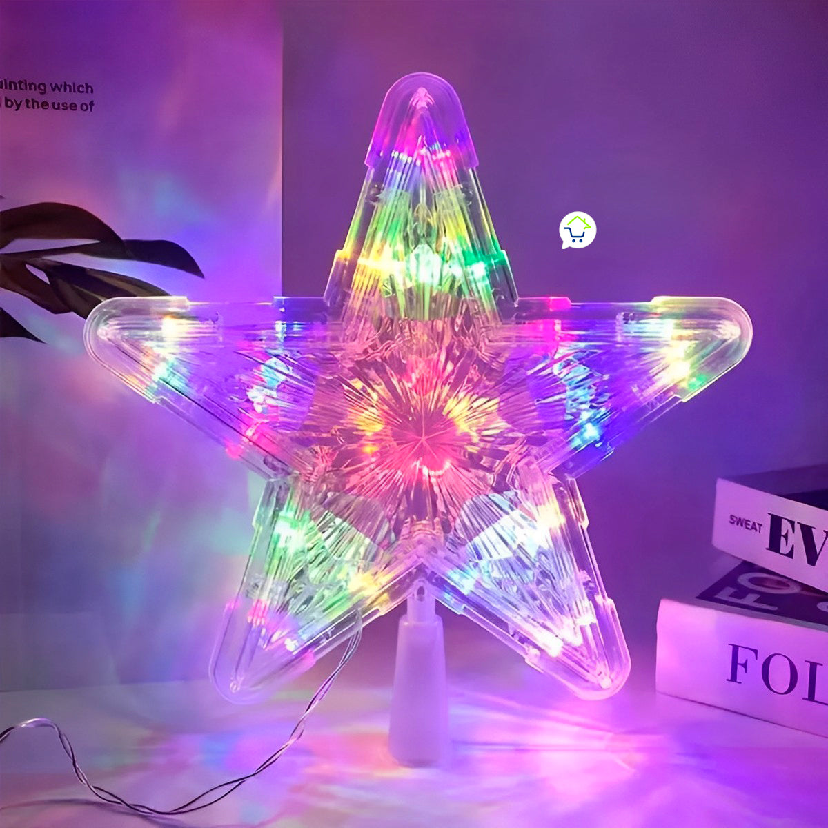 Estrella Árbol De Navidad Luz LED ZE-046