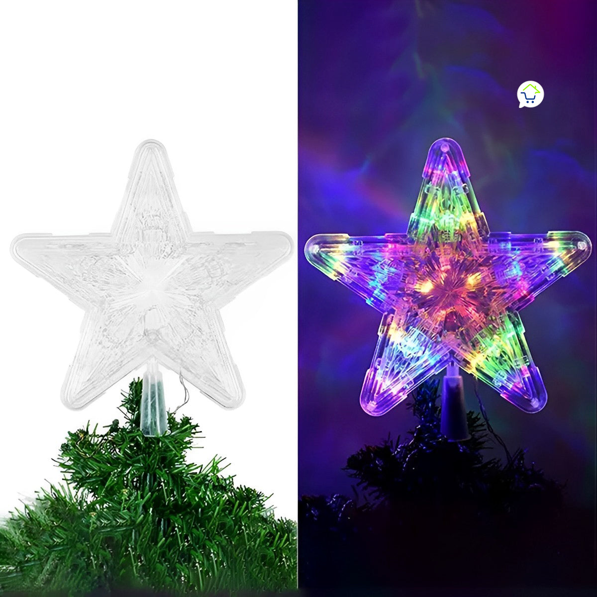 Estrella Árbol De Navidad Luz LED ZE-046